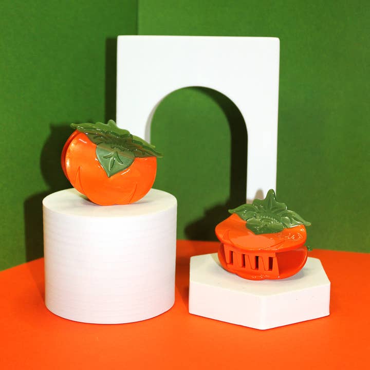 New Heights Studio - Wholesale Hair Clip - Women's - "Persimmon" Acetate Hair Claw, Mid-Autumn Festival Accessory6