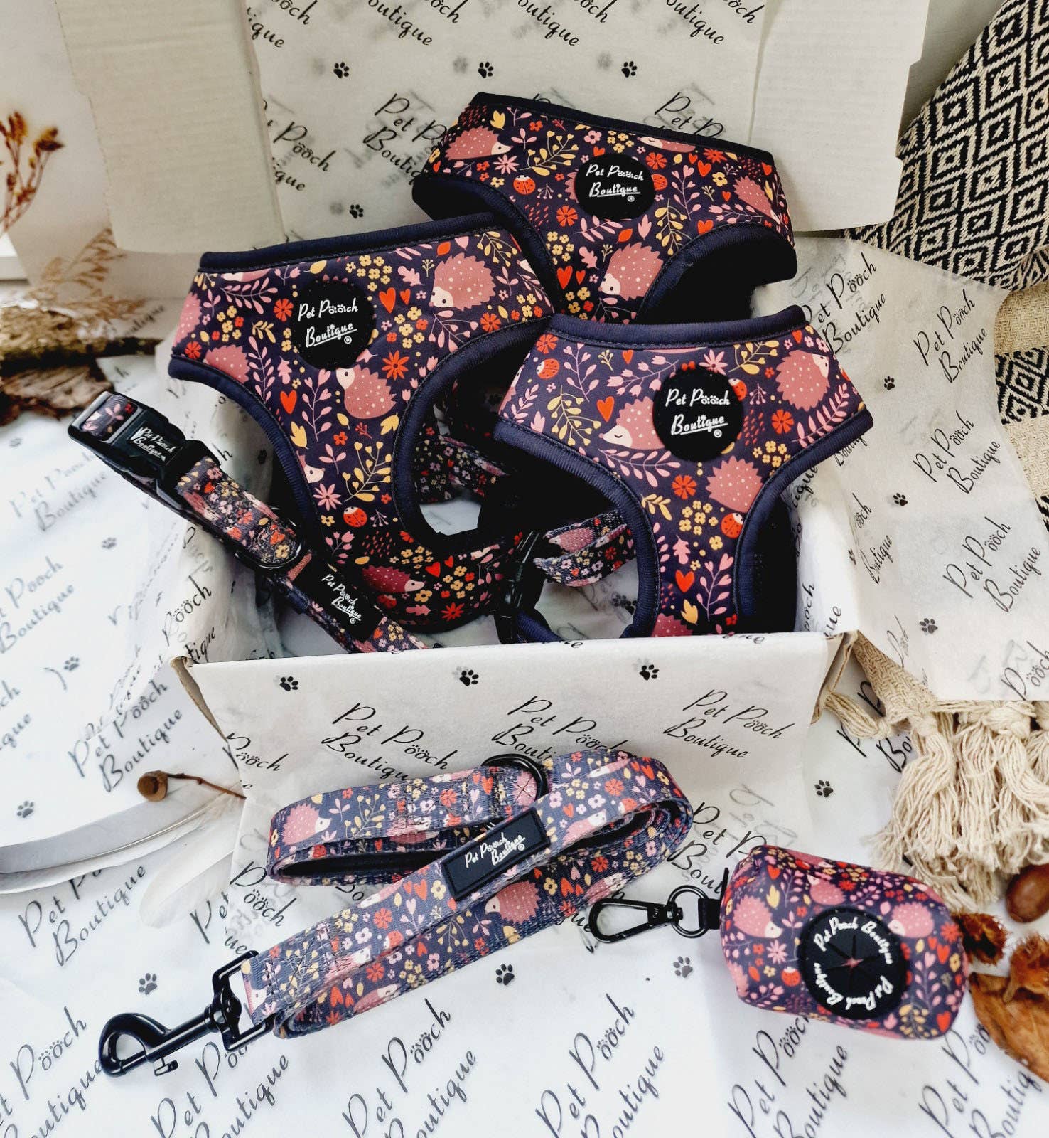 Pet Pooch Boutique – Engroshandel Hundeposedispenser – Woodland Hedgehog Dog Poo taskeholder* Gratis rulle poposposer3