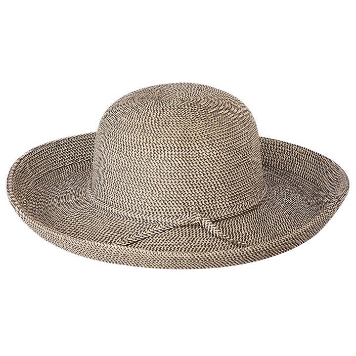 Sombrero de trenza suave de papel 8342 con ala tipo kettle para primavera para venta al por mayor de Jeanne Simmons Accessories
