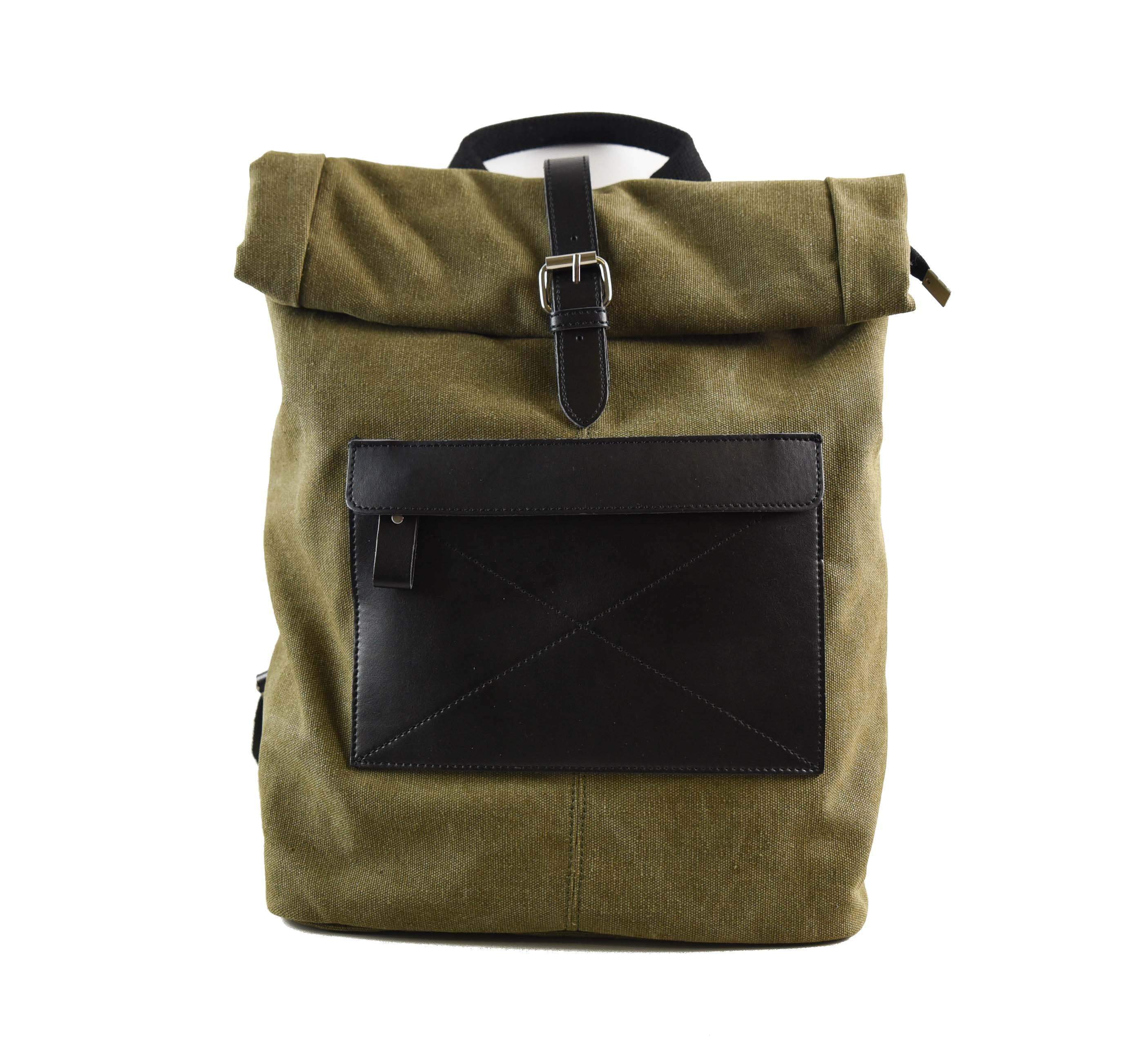 ZEDE PARIS – wholesale Ryggsäck - Dam – BASTILLE - Ryggsäck i canvas och läder12