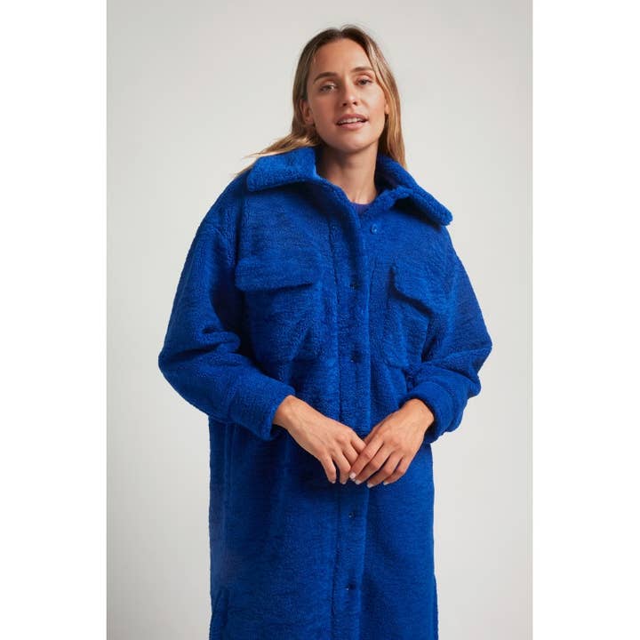 Robin - Venta al por mayor Abrigos de piel/piel sintética - Mujer - Hunter Royal Blue Coat