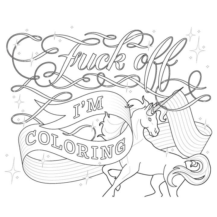 Chronicle Books - Wholesale Coloring & Activity Book - Adult - Fucking Awesome Coloring Book3