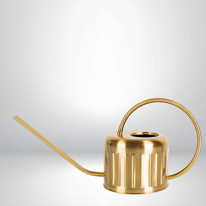 The Farmer's Daughter - Wholesale Watering can - 1L Gold Stainless Steel Watering Can – Long Spout Design1