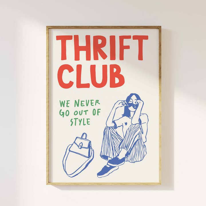 April Lane Art - Wholesale Art Print - Thrift Club Print0