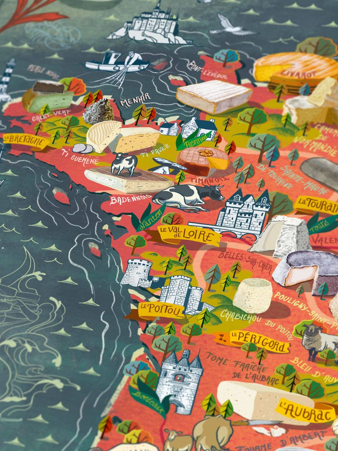 Water & Wines - Wholesale Puzzle - Adult - Cheese Puzzle - France2