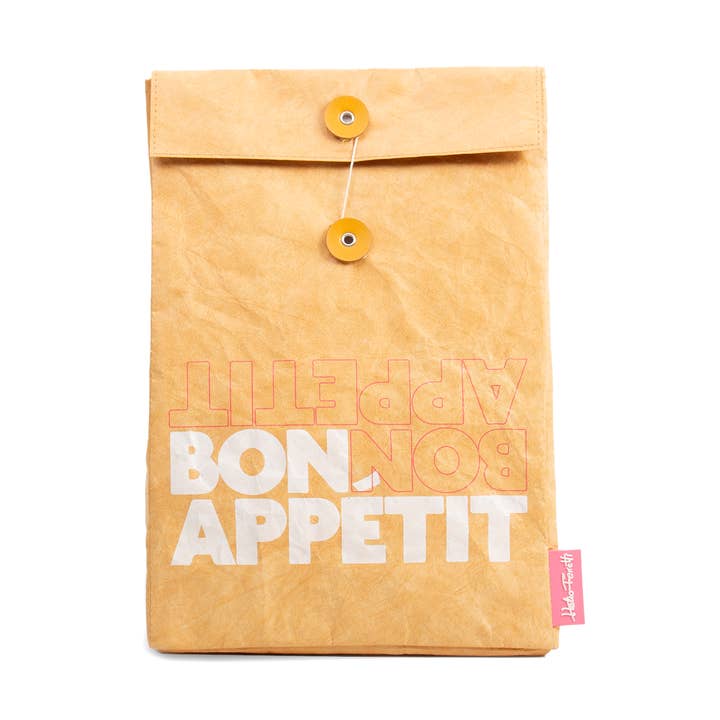 NATURAL TYVEK LUNCH BAG HF for wholesale by Helio Ferretti Co