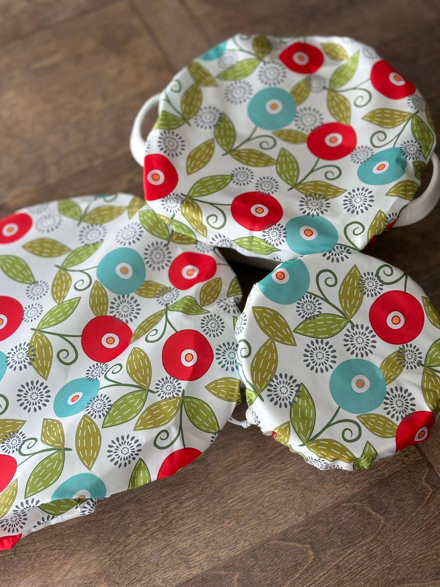 Kit Carson Accessories - Wholesale Food Storage Wrap/Bag - Dish Cover and Bowl Covers - Bright Flowers7