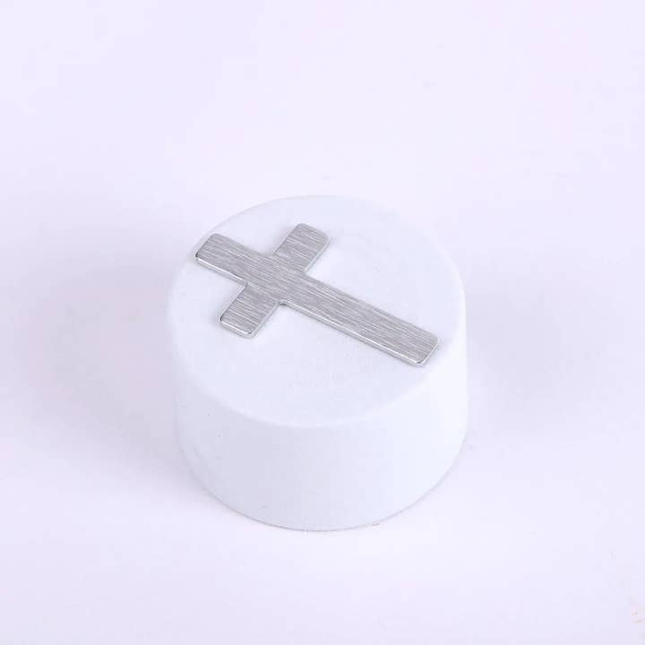 Swanson Christian Products - Wholesale Keepsake Coin/Token - Pocket Cross Blank Silver - Pack of 503