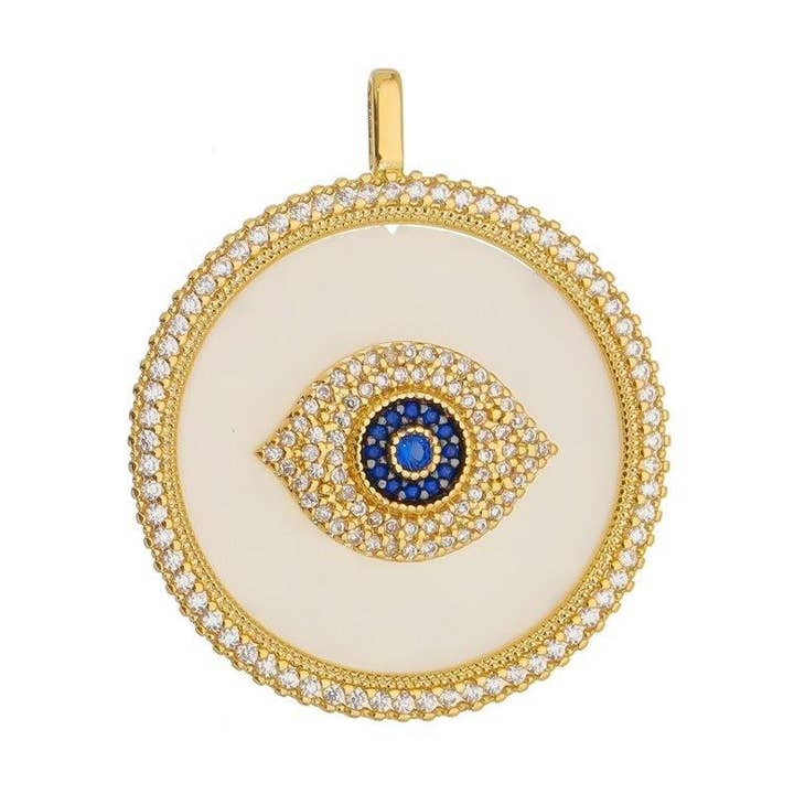 Pendentif Cz Evil Eye pour la vente par Donna Italiana