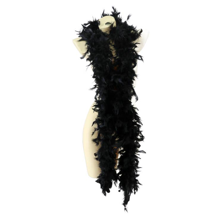 Western Fashion - Wholesale Costume - Women's - Black feather boa