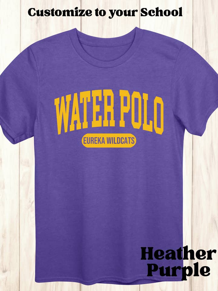 Water Polo Custom Team, Town, Mascot T-Shirt for wholesale by TRN Custom