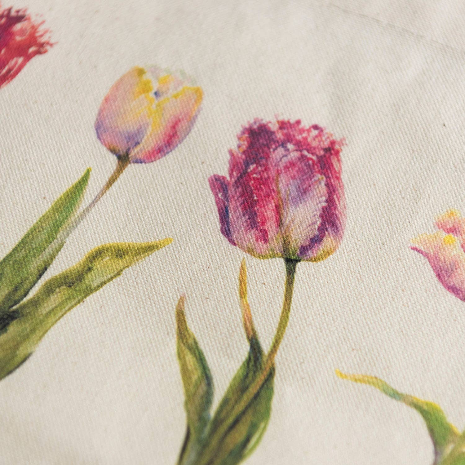 Alla Dickson Art - Vendita all'ingrosso Borsa tote - Donna - Borsa Libro Floreale Borsa Tulipano Borsa Tela Fiore Primavera12