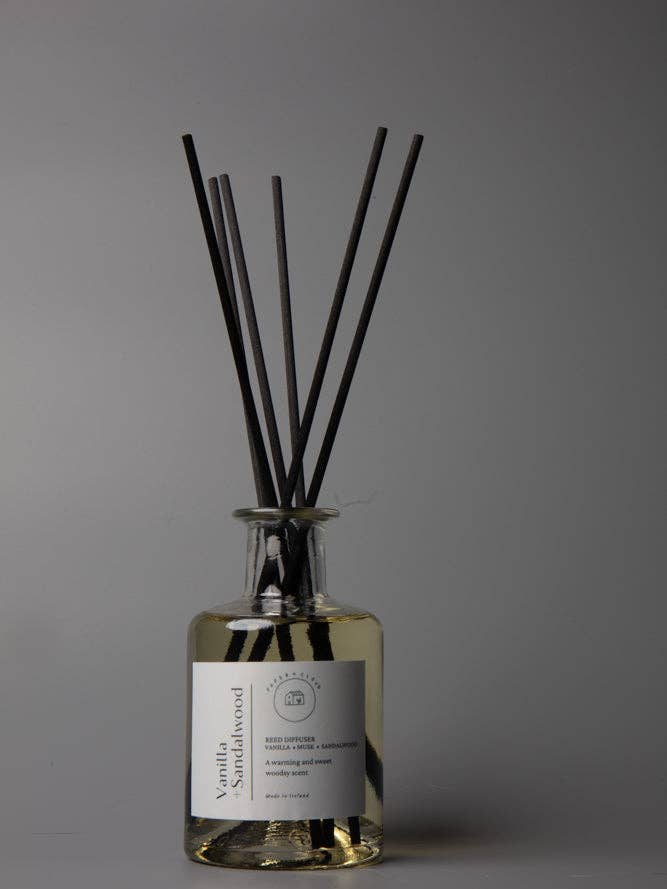 Herbalist Glass Reed Diffuser | Vanilla Sandalwood for wholesale by Paper + Cloud