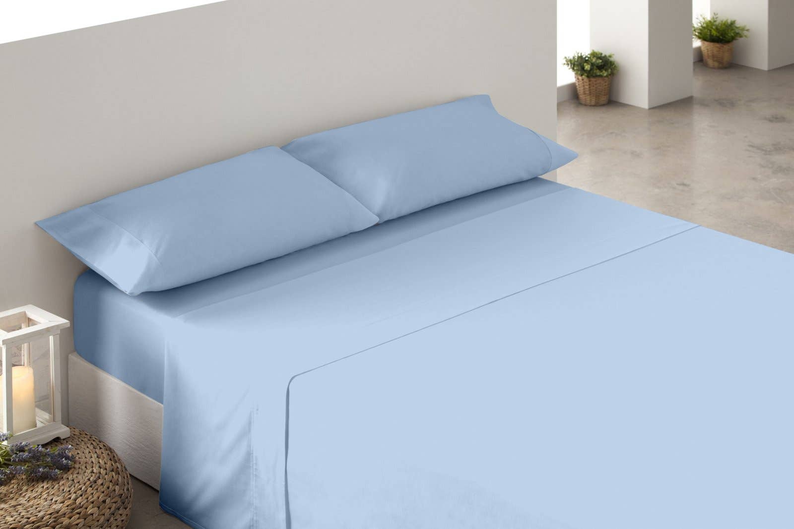 TEXCITY - Wholesale Sheet Set - Bedsheets, Plain Dyed, 100% Cotton, T1445