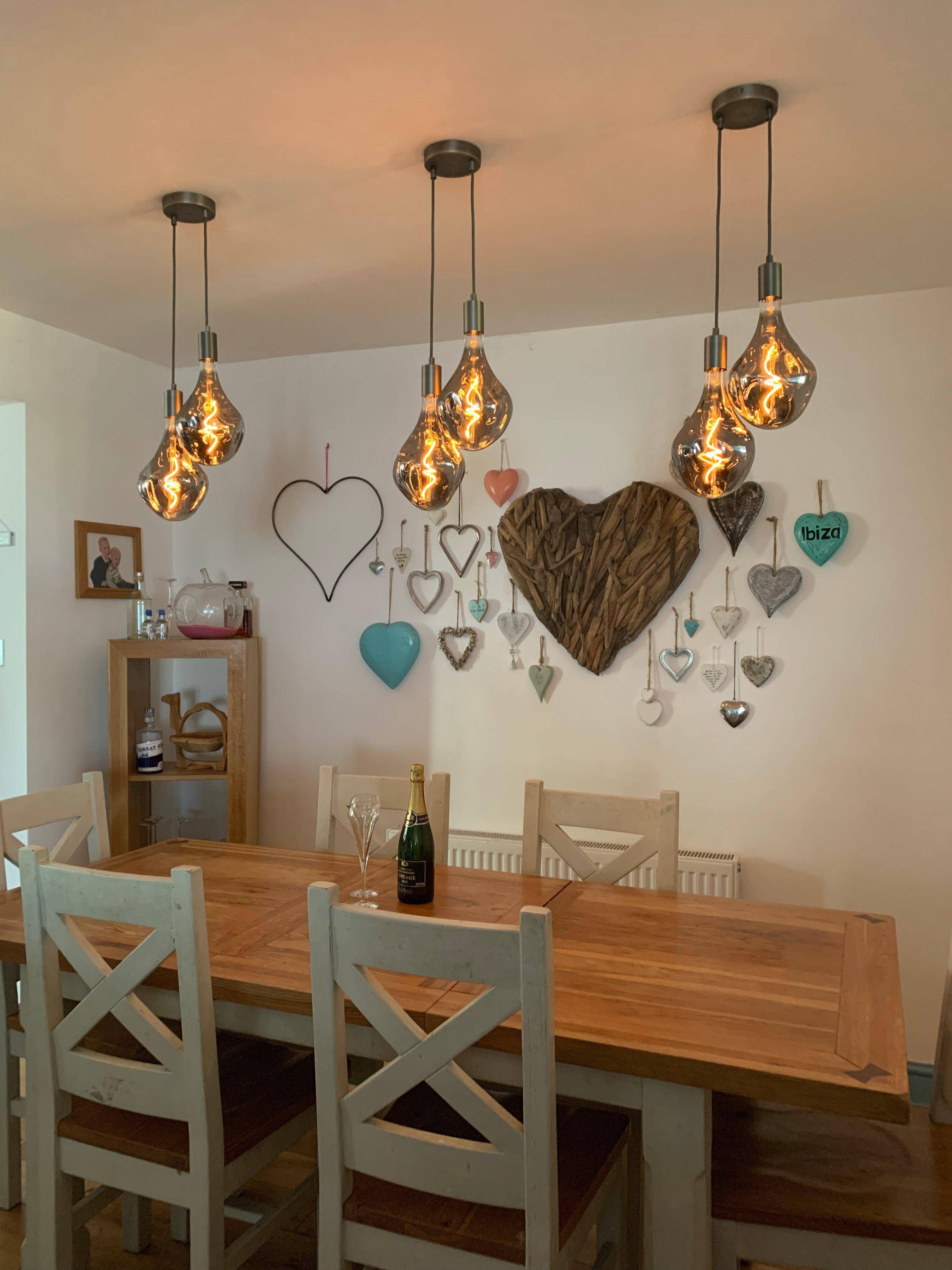 MooBoo Home – wholesale Chandelier/hanging light – Double Evo Cluster Pendant Light2