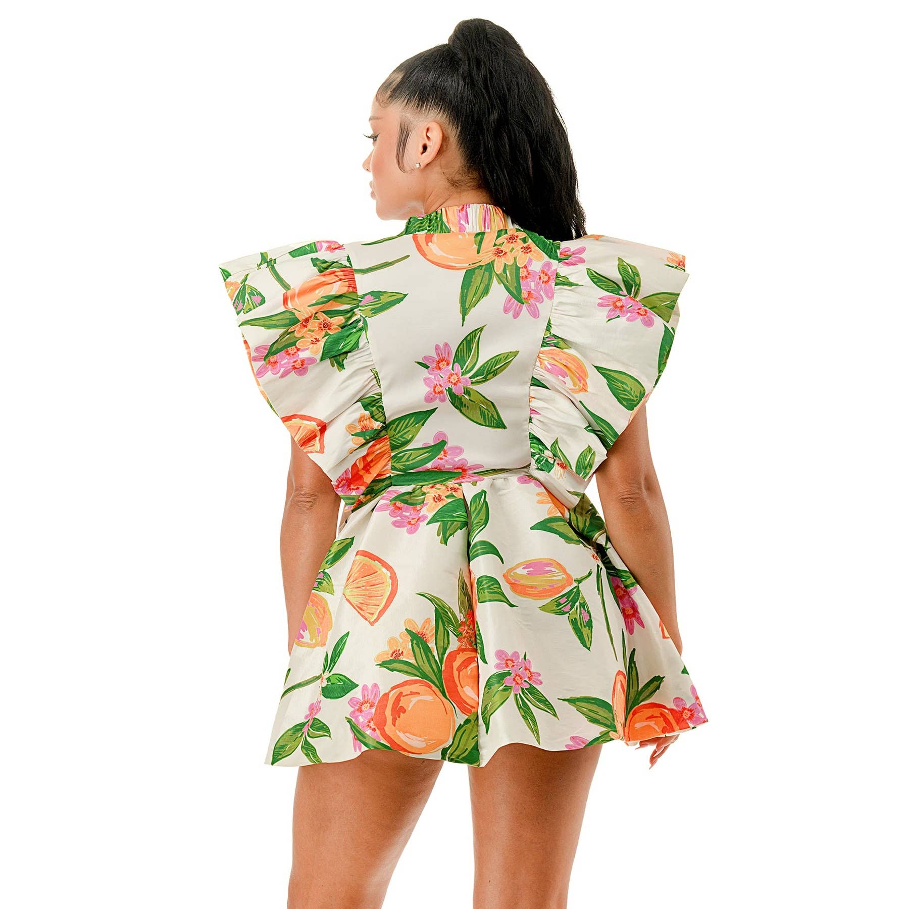 Esmeray Clothing - Wholesale Dress - Women's - TROPICAL BREEZE MINI

 DRESS2