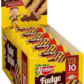 Keebler Fudge Stripes King Size 10 Count 4.75 Ounce 10 Cookies Per Pack for wholesale by Long Island Candy Factory