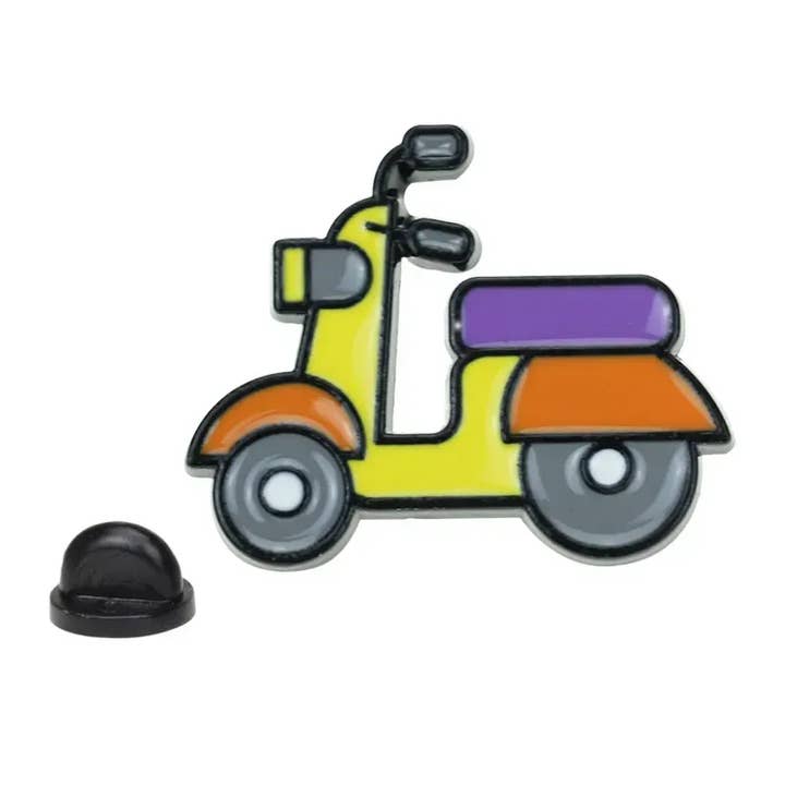 Magnifique Hearts - Wholesale Lapel Pin/Button - Vibrant Rides: Colorful Bikes & Race Motorcycles Enamel Pin6