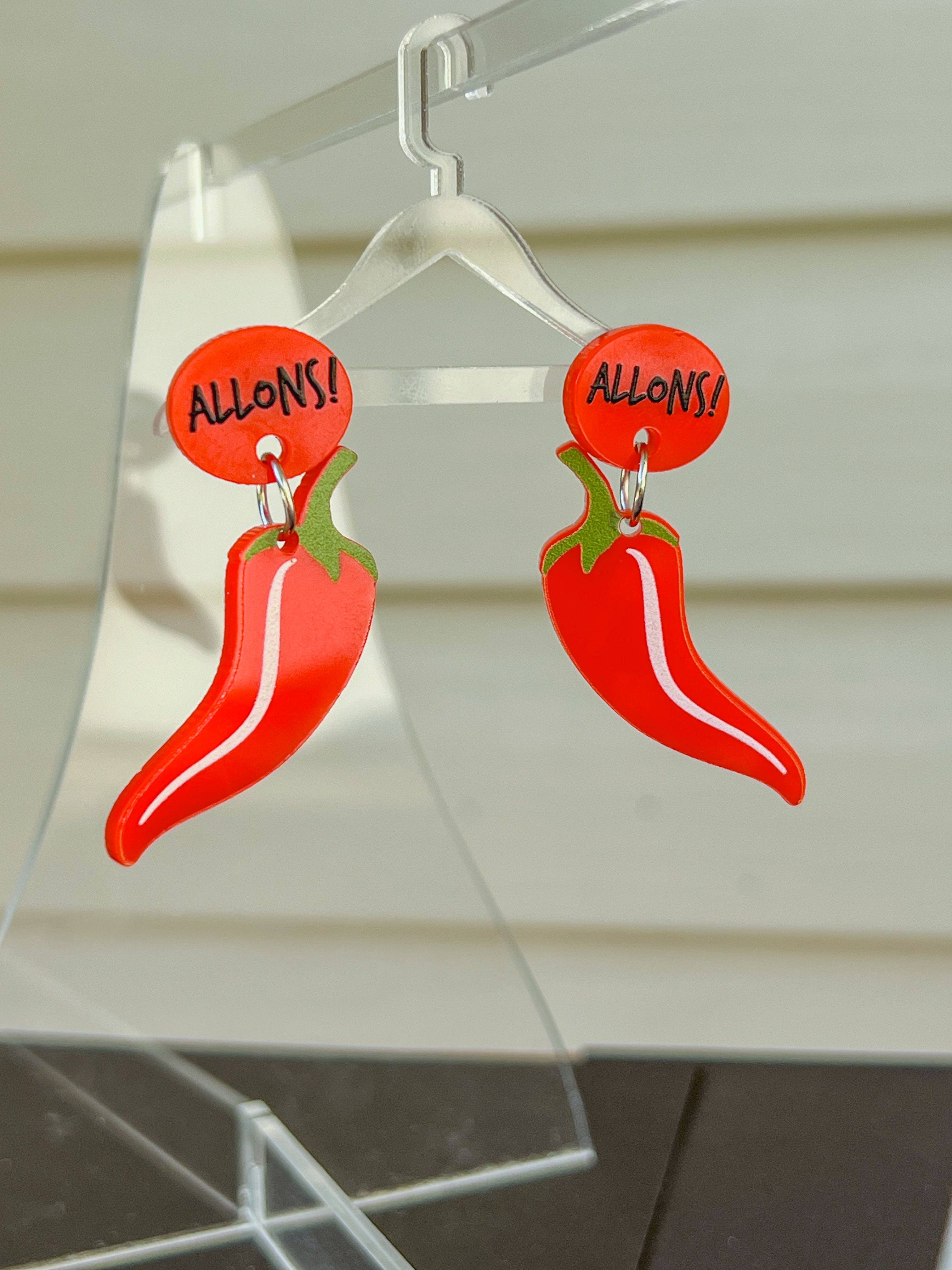 Aaron Grey Co - Wholesale Dangle Earrings - Cayenne Pepper Dangles and Studs0