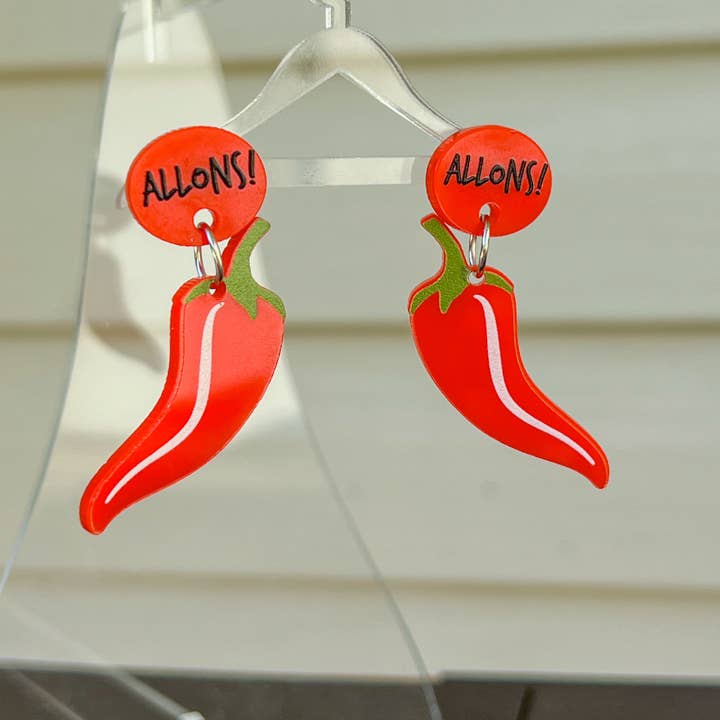 Aaron Grey Co - Wholesale Dangle Earrings - Cayenne Pepper Dangles and Studs