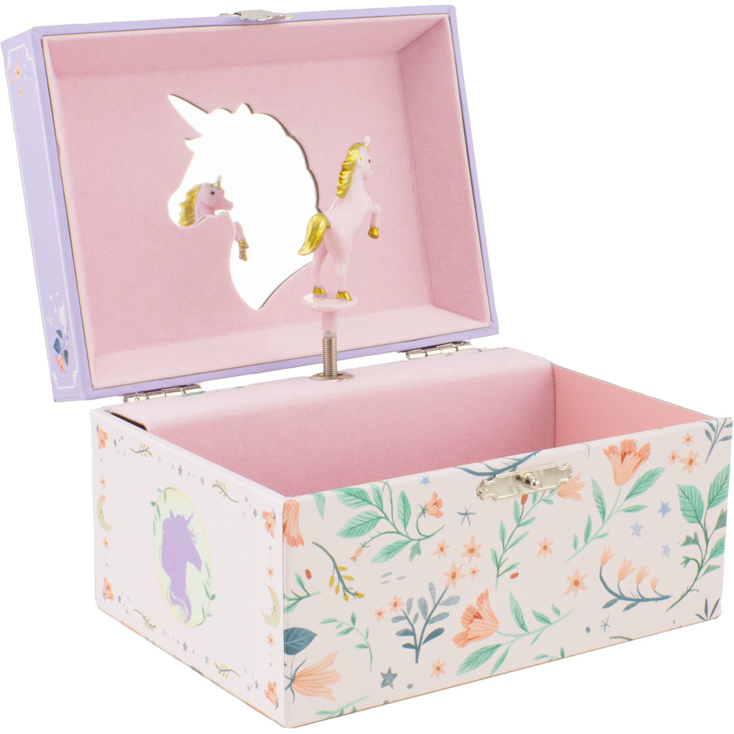 Ulysse Couleurs d'Enfance – wholesale Jewelry box/organiser – Kids – LILAC UNICORN MUSICAL CHEST5