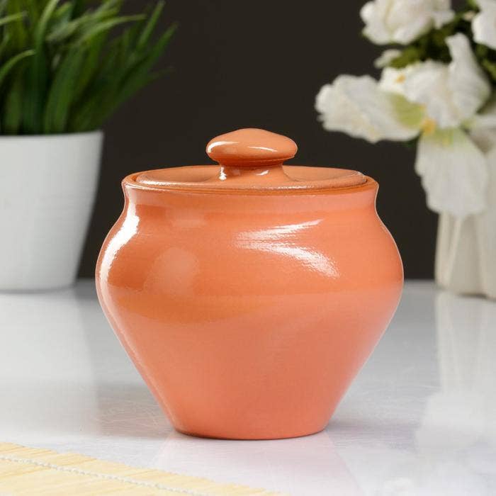 STP - Wholesale Ramekin - Set of 3 Natural Clay Stoneware Pots w/ Oven Fork 0.5-Qt ea1