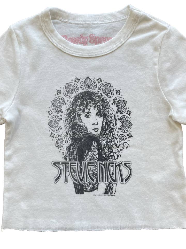 Rowdy Sprout - Wholesale Screen Printed T-Shirt - Kids - Stevie Nicks Gypsy Fitted Tee