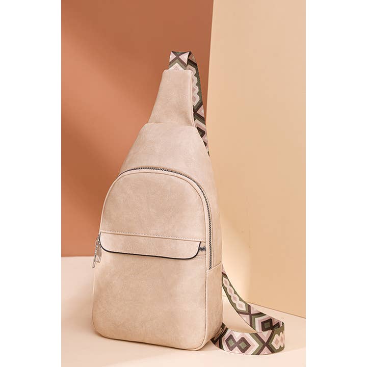 42POPS - Wholesale Crossbody Bag - Women's - ,,...0618 Guitar Strap Crossbody Check Sling Bag SI-281522