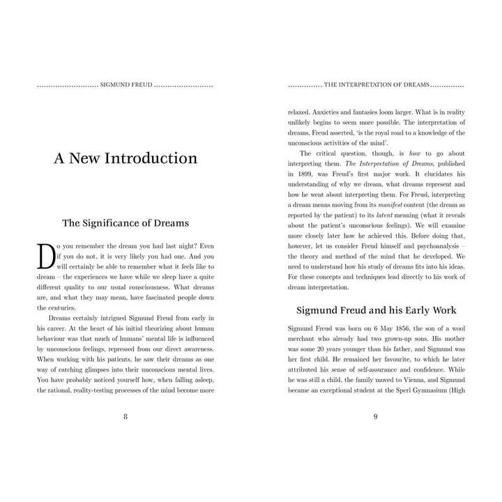 Simon & Schuster - Wholesale Human & Cultural Studies - Interpretation of Dreams (Concise Edition) by Sigmund Freud1