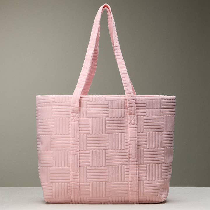 Frem - Wholesale Tote Bag - Women's - Quilted Tote Bag with Woven Texture27