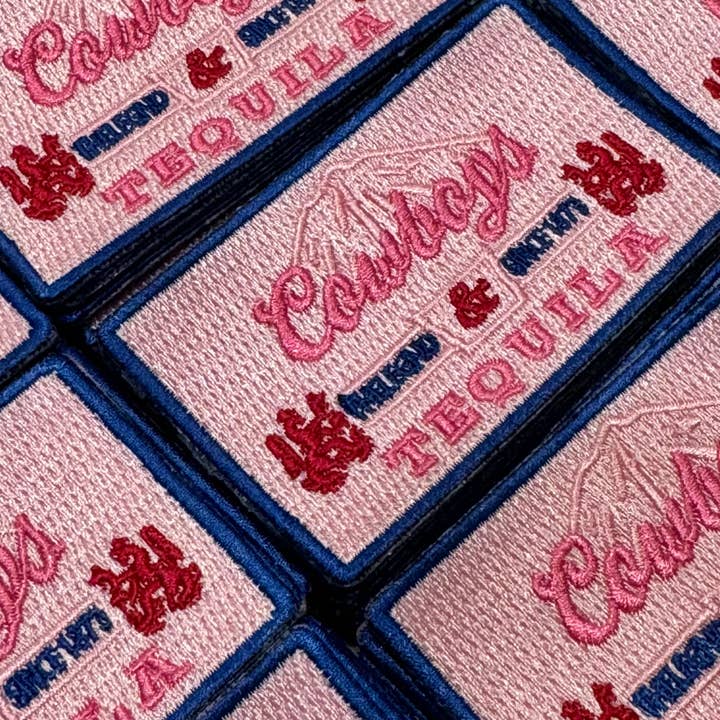 Cowboys & Tequila Patch for wholesale by Get Lit Brand