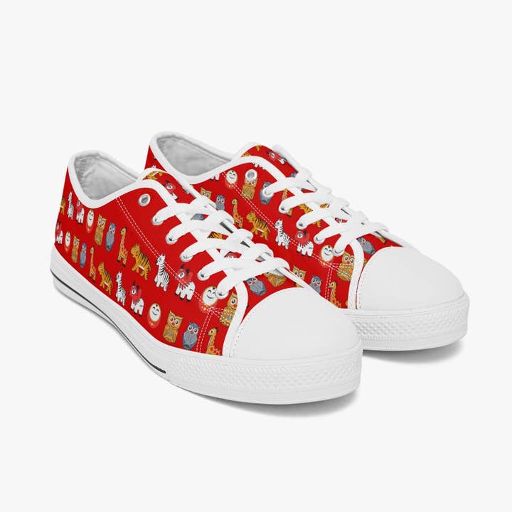 Myanmar Traditioneel Speelgoed #1.0 Lage Canvas Schoenen voor wholesale door Oh Pote