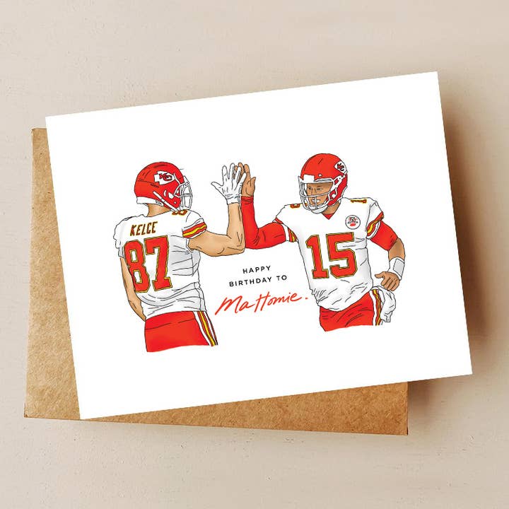 Maddon and Co - Venta al por mayor Tarjetas de cumpleaños - Tarjeta de cumpleaños de Mahomie Football