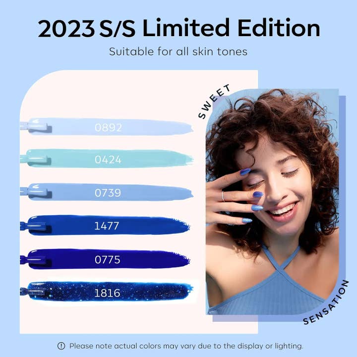 Modelones - Wholesale Nail Polish Set - Ocean Express - 6 Shades Gel Nail Polish Set