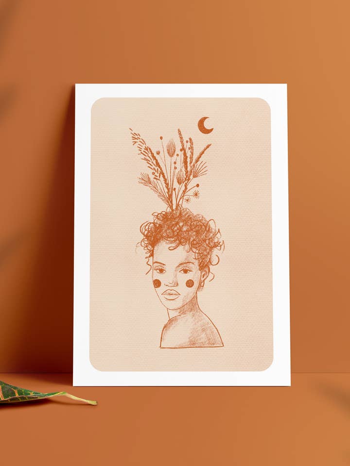 Romantic face vase for wholesale by Agatha Dessine