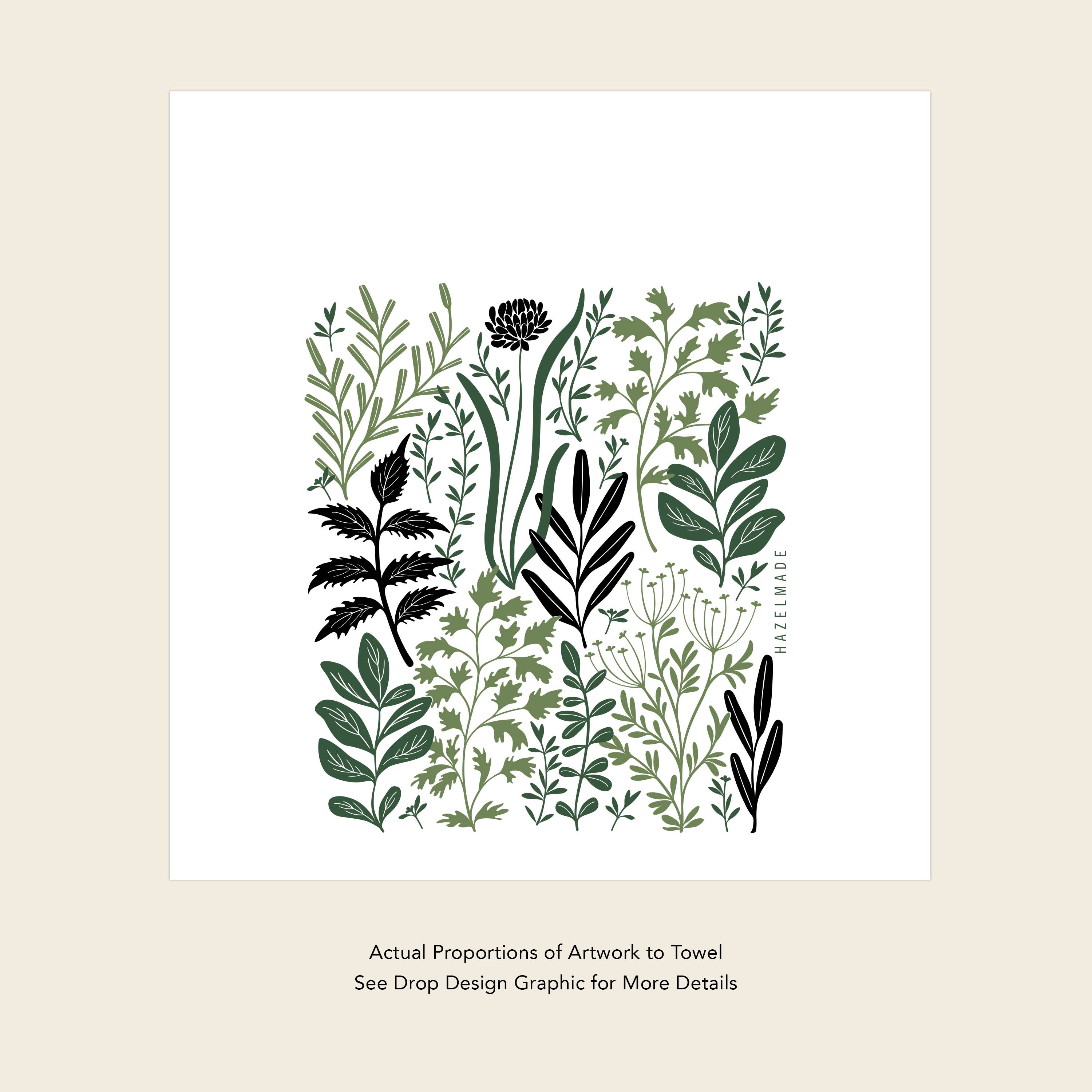 HAZELMADE® Tea Towels + Gifts - Wholesale Tea Towel - Herbs Tea Towel | Kitchen Decor3