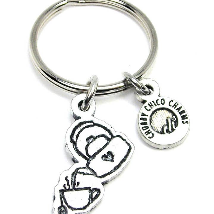 Verter té tetera llavero para venta al por mayor de Chubby Chico Charms