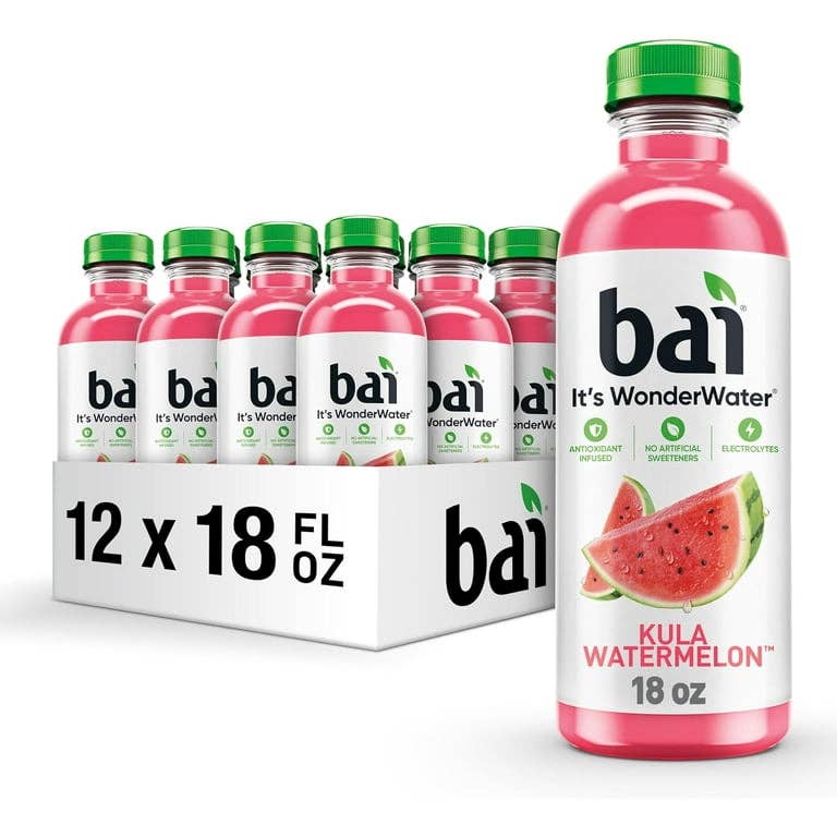 L&F Universal Goods - Wholesale Flavored/Infused Water (Non-Carbonated) - Bai Kula Watermelon - 12/18OZ0