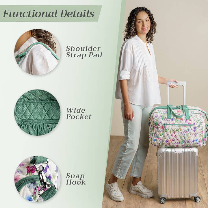 Maison d'Hermine - Design in Every Thread - Wholesale Weekender Bag - Unisex - Weekender Bag 100% Cotton Duffel for Travel - Chardon3