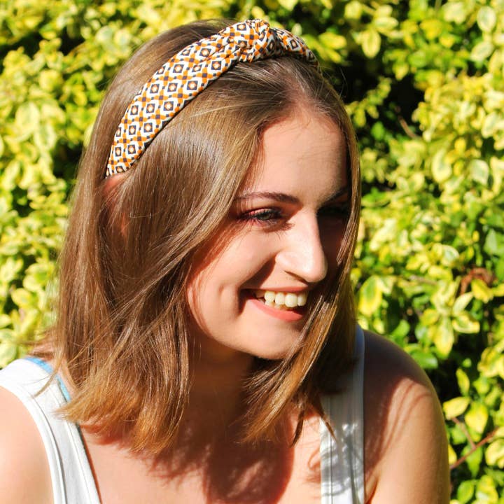 Diana bow headband for wholesale by karine lascaux