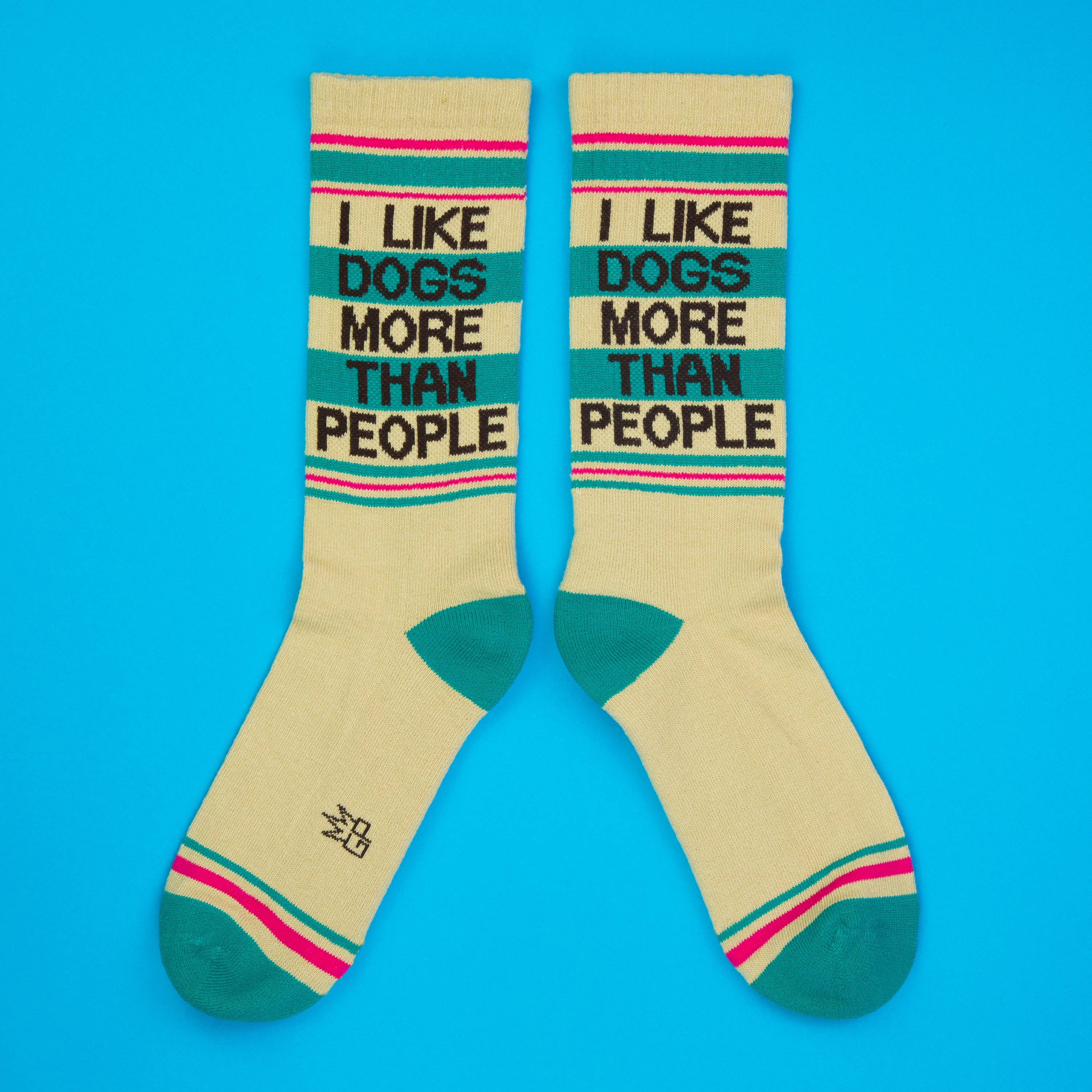 Gumball Poodle - Wholesale Socks - Unisex - I Like Dogs More Than People Gym Crew Socks4