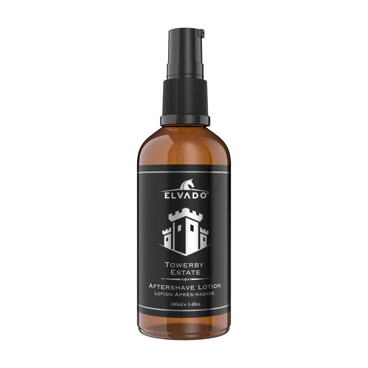 Elvado Towerby After Shave Lotion for wholesale by Elvado Grooming Co.