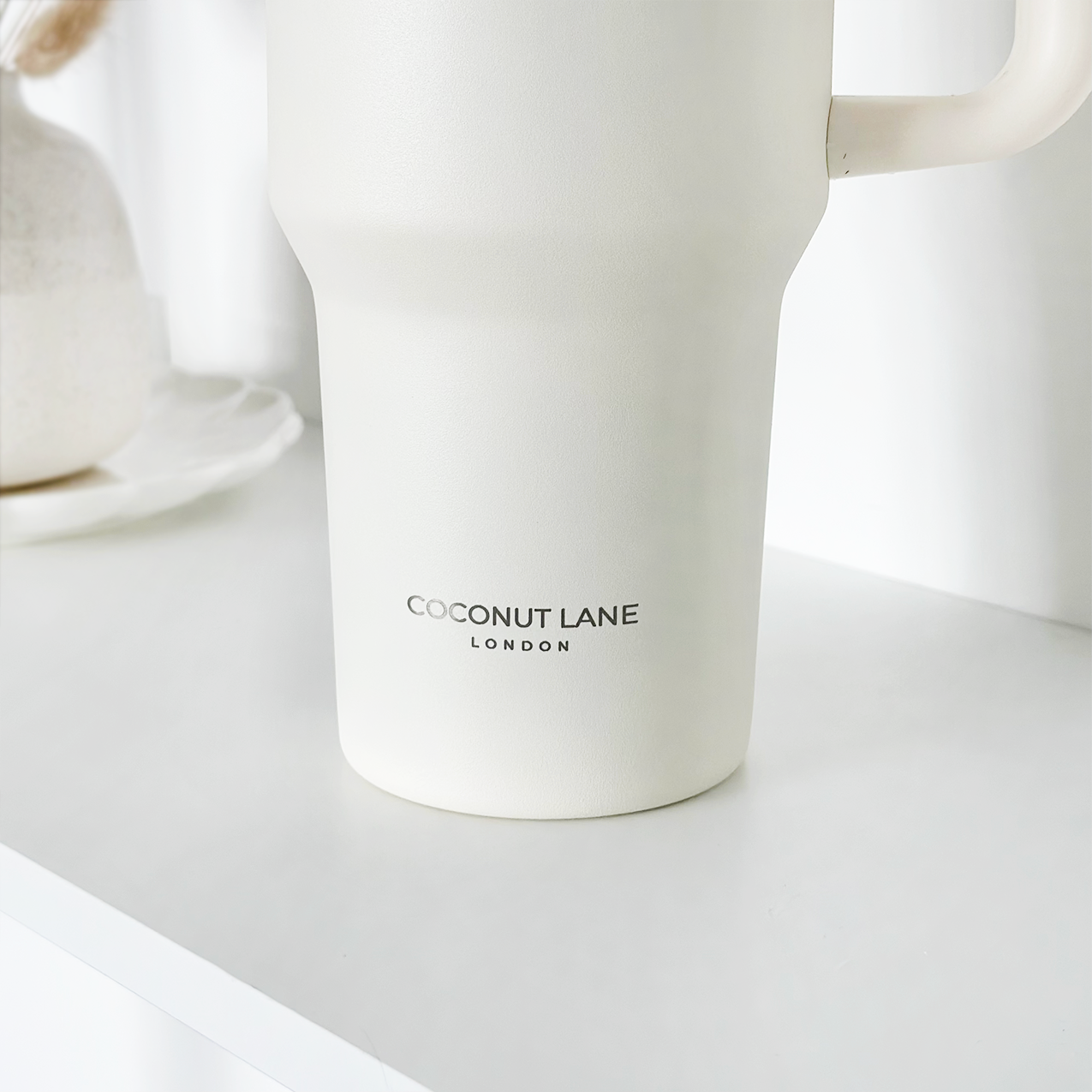 Cocopup London - Wholesale Insulated Mug/Tumbler - Milky Coconut Stainless Steel Tumbler - By Coconut Lane1