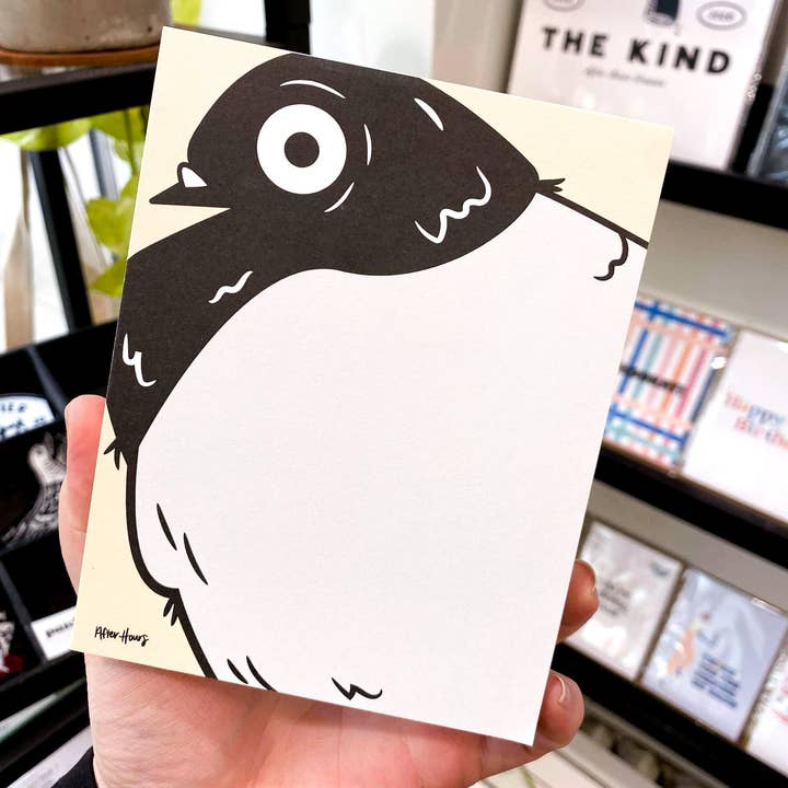 After Hours Creative - Wholesale Notepad - Pigeon - Notepad1