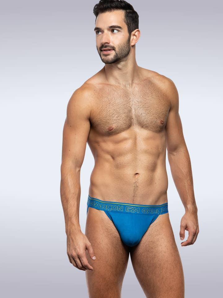 Blue Bamboo Jockstrap for wholesale by GARCON® Underwear