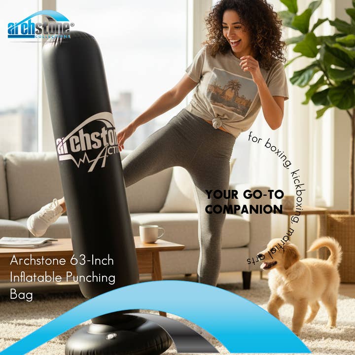Archstone Collections - Wholesale Fitness Equipment - Archstone 63-Inch Inflatable Punching Bag2