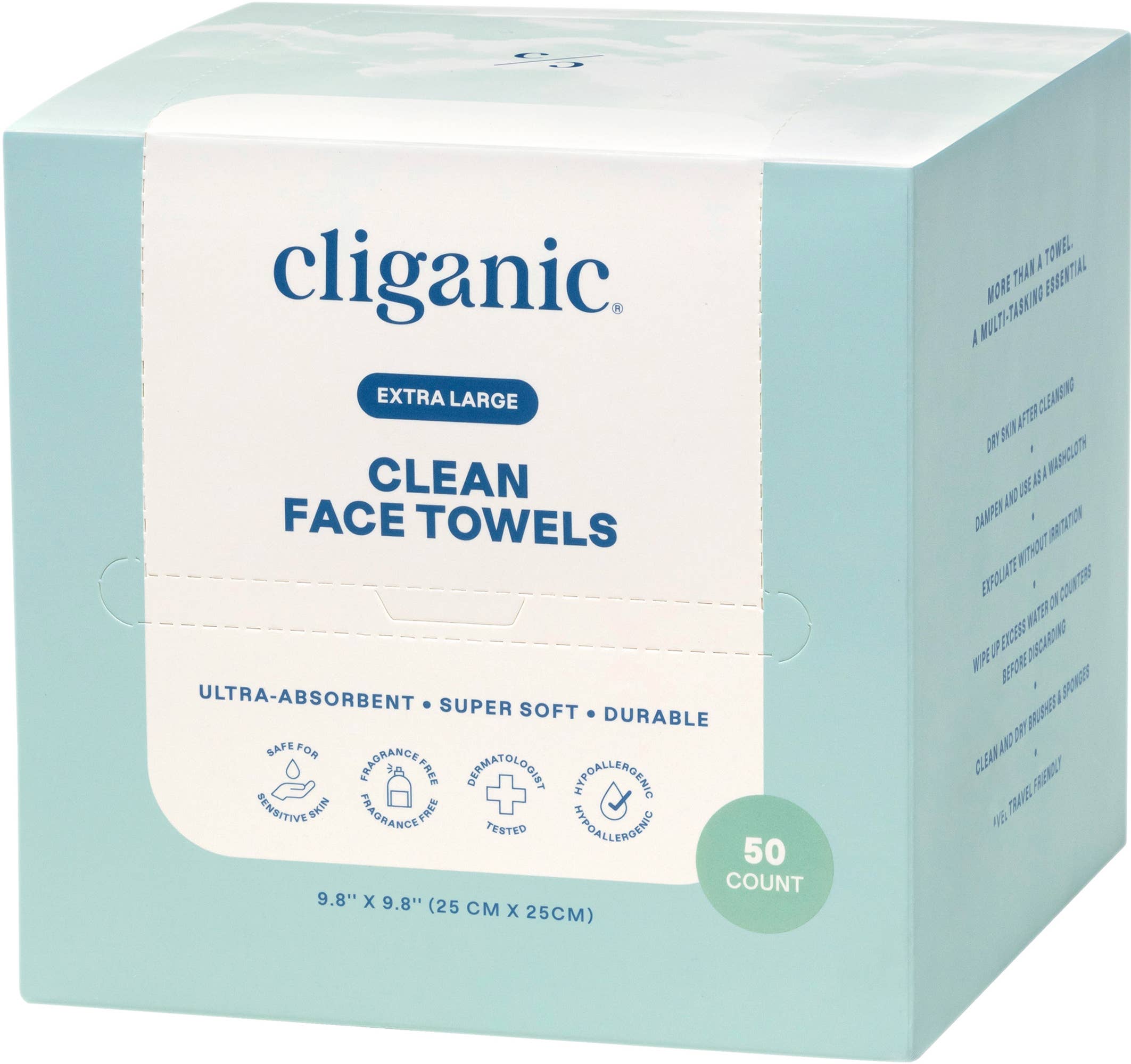 Cliganic - Wholesale Face & Body Wipes - Clean Face Towels XL7