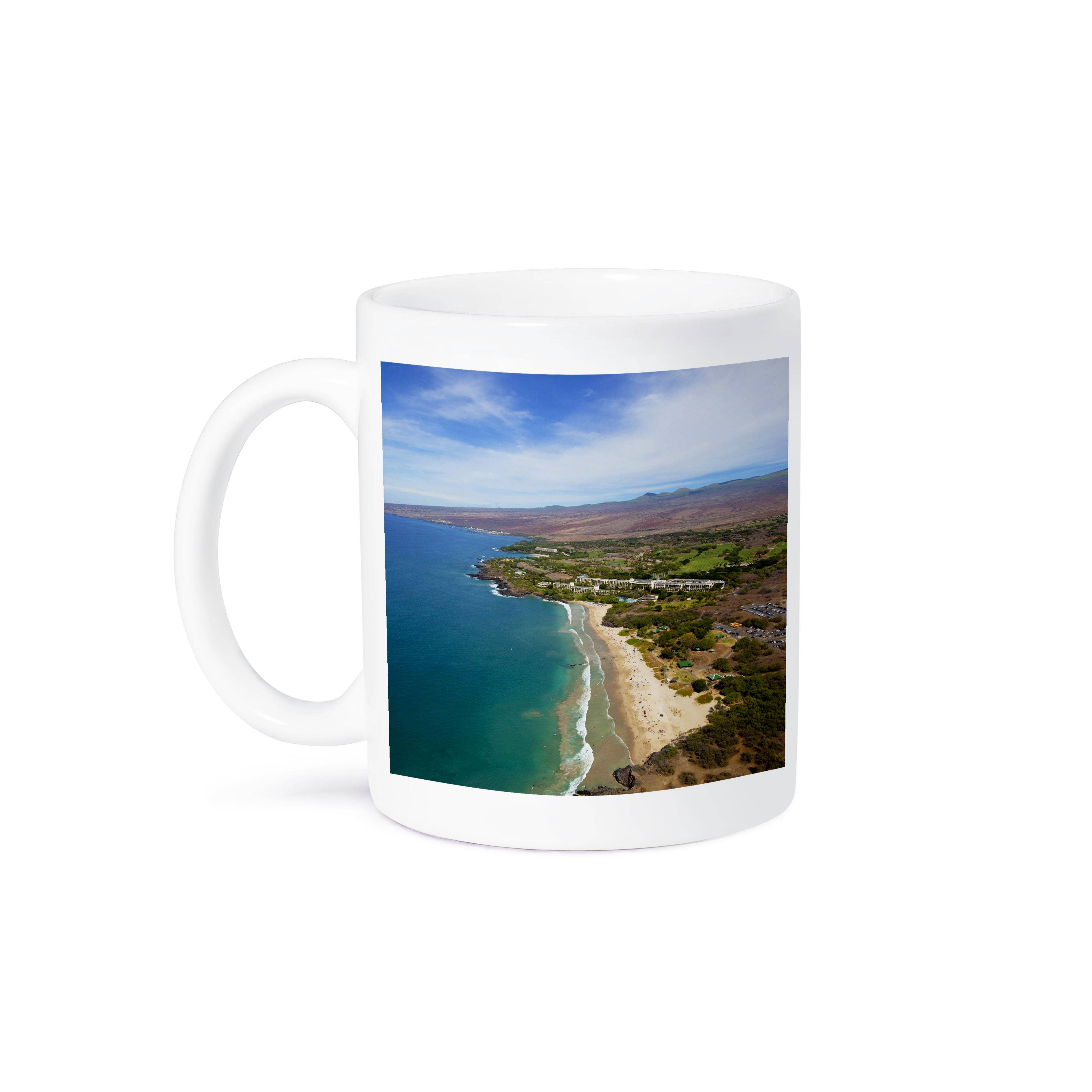 3dRose – Caneca por atacado – 3dRose, Mauna Kea Beach Resort, Ilha Grande, Havai, EUA - US12 DPB2765 - Douglas Peebles, Caneca8