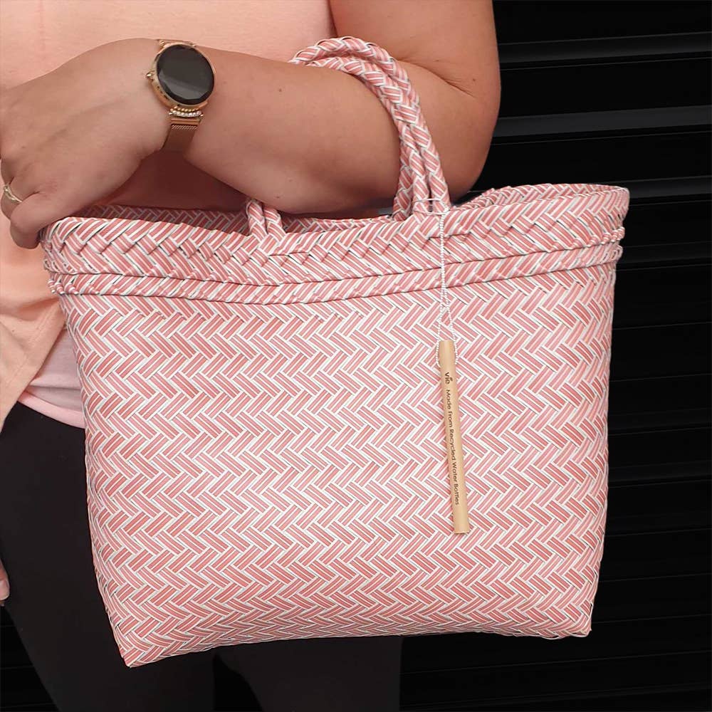 VIE - Wholesale Beach Bag - Recycled Plastic Woven Beach/Tote Bag7