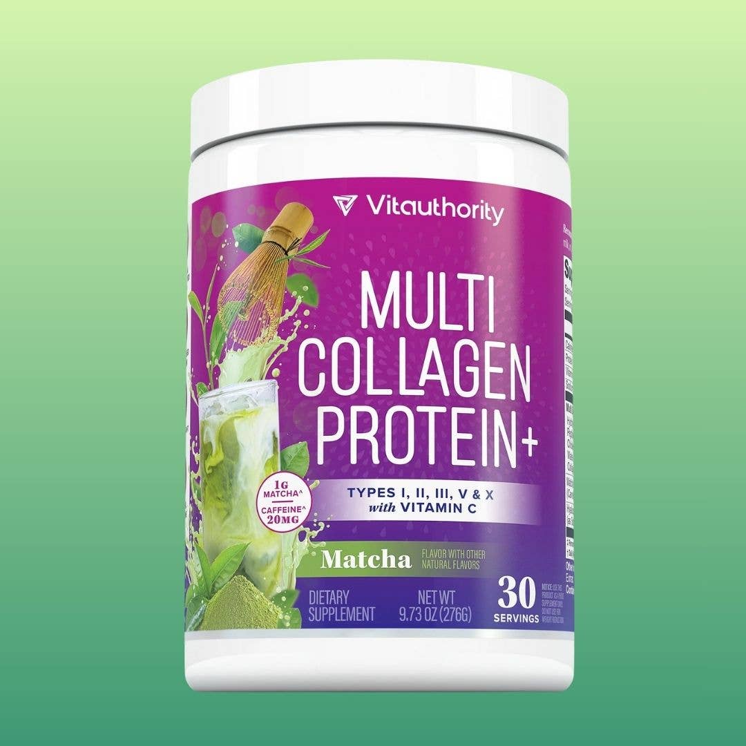 Vitauthority - Wholesale Powdered Health Drink - Matcha Multi Collagen Protein+ Powder – Energy & Beauty 276g0